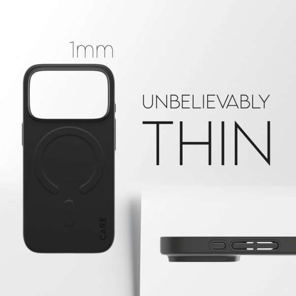PanzerGlass Care slim MagSafe case for iPhone 17 Pro Black