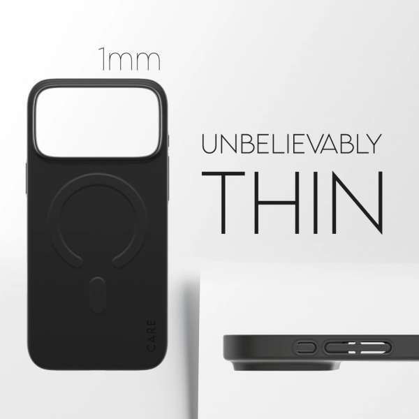 PanzerGlass Care slim MagSafe case for iPhone 17 Pro Max Black