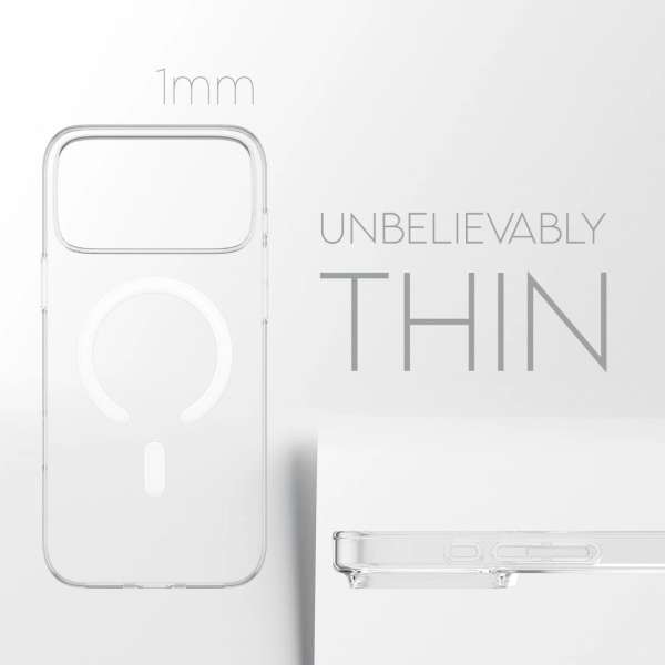 PanzerGlass Care slim MagSafe case for iPhone 17 Pro Max Transaprent