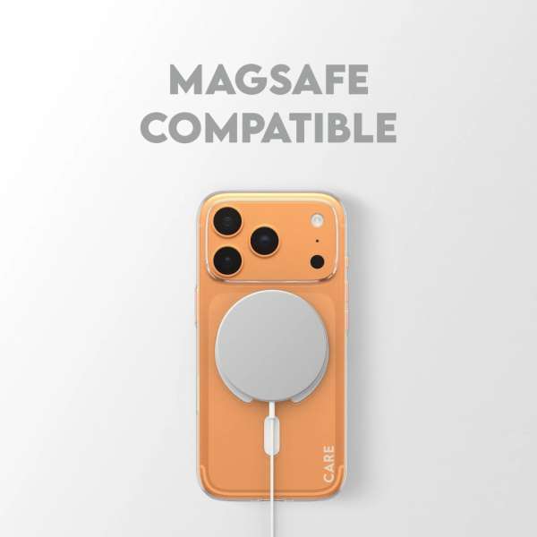 PanzerGlass Care slim MagSafe case for iPhone 17 Pro Transparent