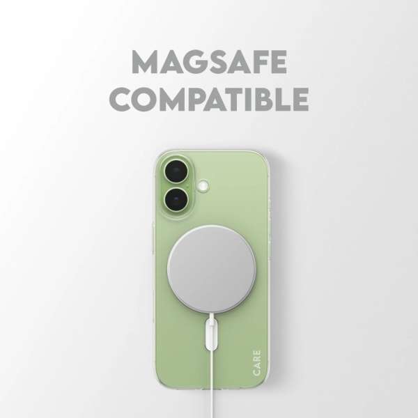 PanzerGlass Care slim MagSafe case for iPhone 17 Transparent