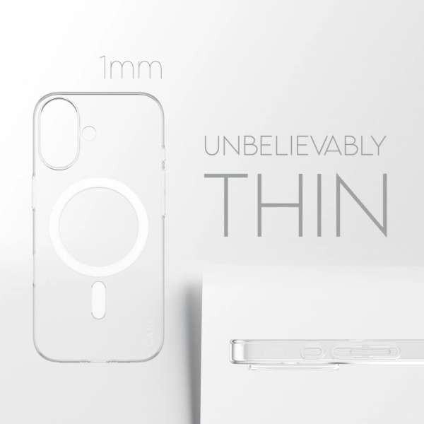 PanzerGlass Care slim MagSafe case for iPhone 17 Transparent