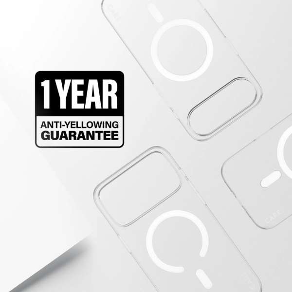 PanzerGlass Care slim MagSafe case for iPhone 17 Transparent