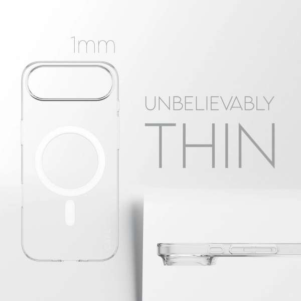 PanzerGlass Care slim MagSafe case for iPhone Air Transaprent