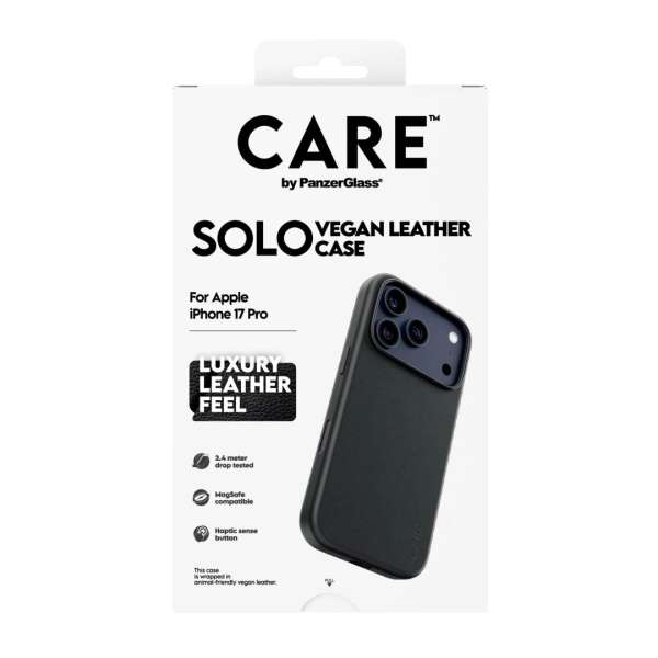 PanzerGlass Care Solo Case for iPhone 17 Pro Black