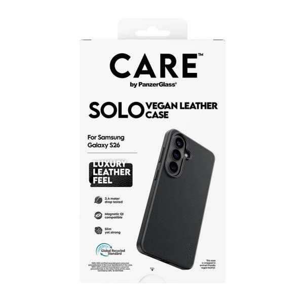 PanzerGlass Care Solo Case for Samsung Galaxy S26 Black