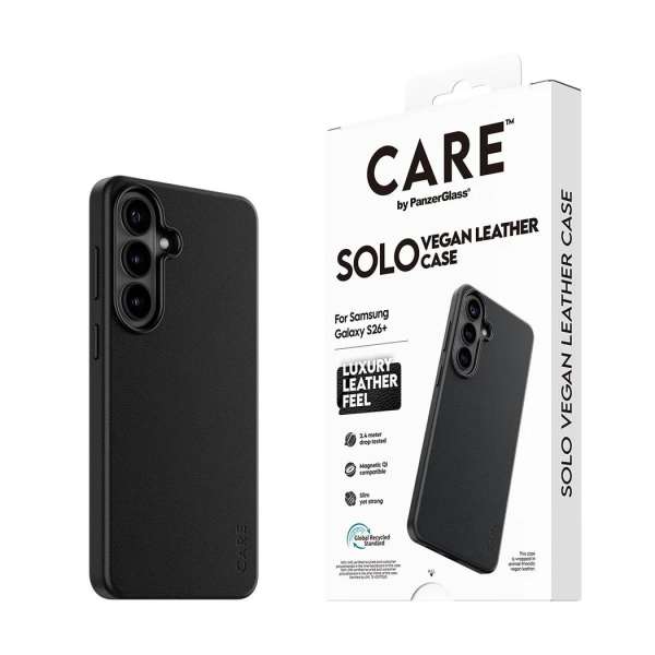 PanzerGlass Care Solo Case for Samsung Galaxy S26 Plus Black