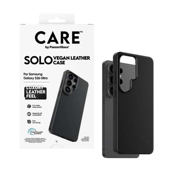 PanzerGlass Care Solo Case for Samsung Galaxy S26 Ultra Black