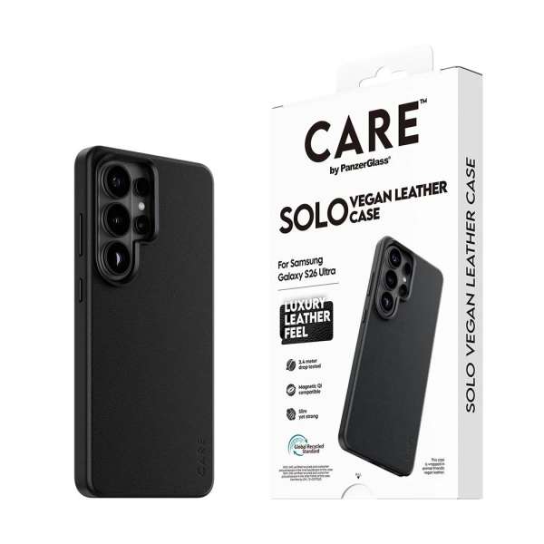 PanzerGlass Care Solo Case for Samsung Galaxy S26 Ultra Black