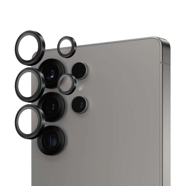PanzerGlass Hoops Black Lens Protector for Samsung S25 Ultra