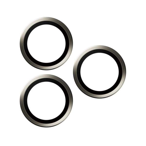 PanzerGlass Hoops Natural Metal Lens Protector iPhone 15 Pro/Max