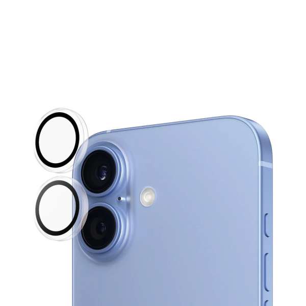 PanzerGlass Hoops Transparent Lens Protector for iPhone 16/16 Plus