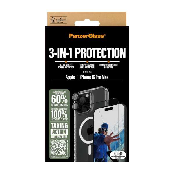 PanzerGlass PanzerGlass 3-in-1 Privacy Protection Bundle iPhone 16 Pro Max