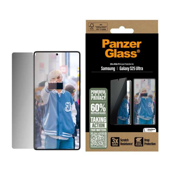 PanzerGlass Privacy Screen Protector Samsung Galaxy S25 Ultra
