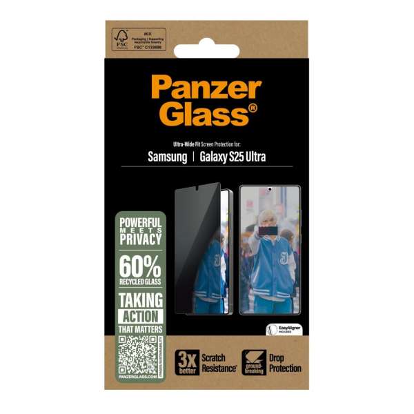 PanzerGlass Privacy Screen Protector Samsung Galaxy S25 Ultra