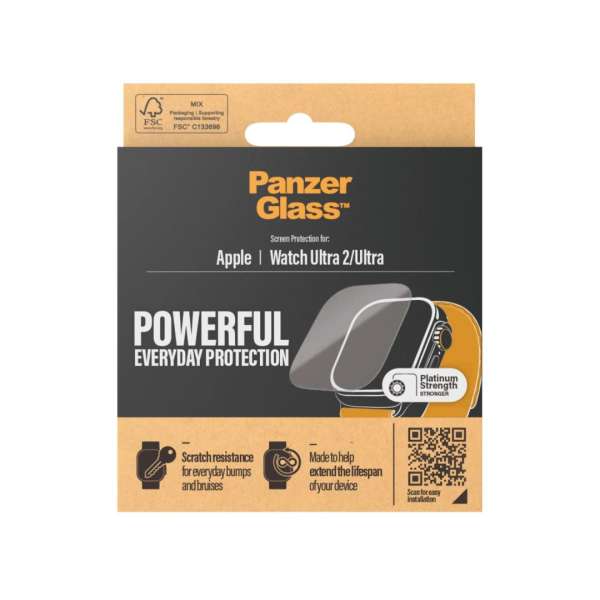 PanzerGlass Screen Protector for Apple Watch Ultra 2 Ultra 49 mm