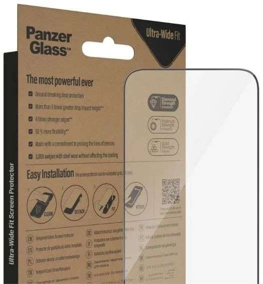 PanzerGlass Screen Protector for iPhone 14 Pro Max UWF