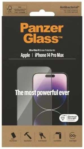 PanzerGlass Screen Protector for iPhone 14 Pro Max UWF
