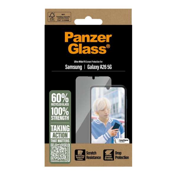 PanzerGlass Screen Protector for Samsung Galaxy A26 5G UWF