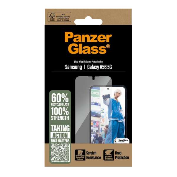 PanzerGlass Screen Protector for Samsung Galaxy A56 5G UWF