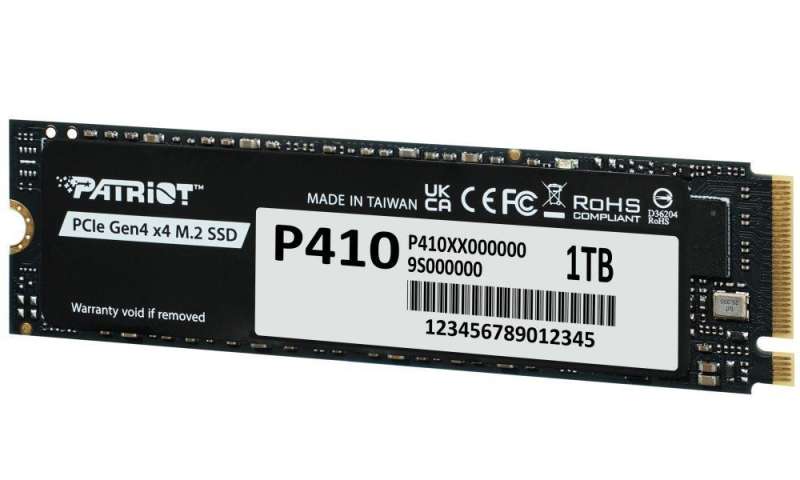 Patriot 1TB M.2 2280 NVMe P410 Black
