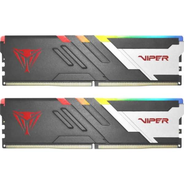 Patriot 32GB DDR5 6400MHz Kit(2x16GB) Viper RGB Black/White