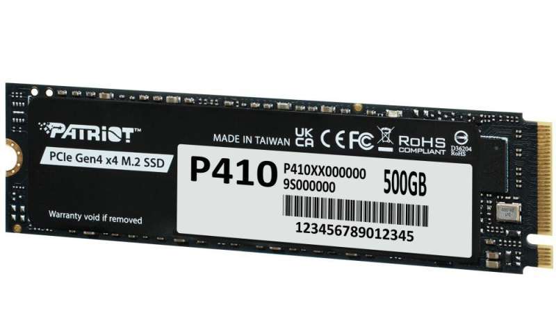 Patriot 500GB M.2 2280 NVMe P410 Black