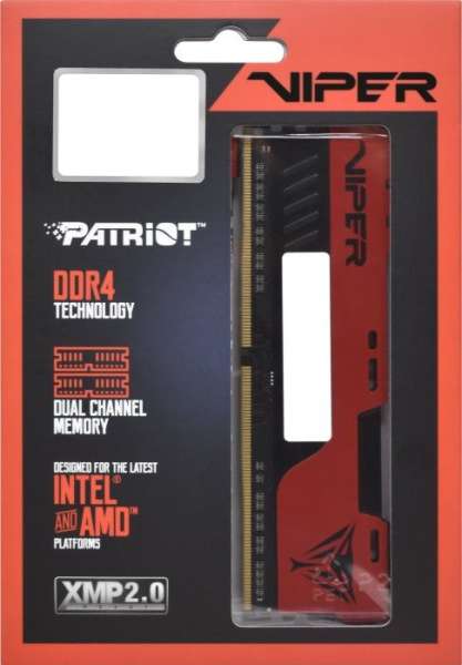 Patriot 32GB DDR4 3200MHz Kit(2x16GB) Viper Elite 2 Red
