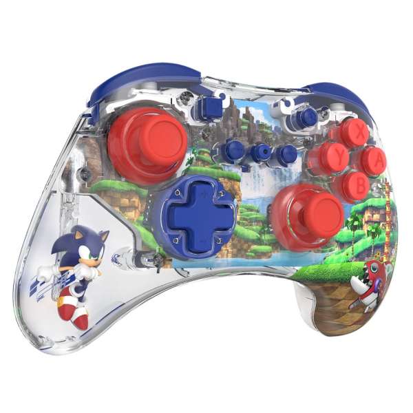 PDP Nintendo Switch REALMz Bluetooth Gamepad Sonic Green Hill Zone