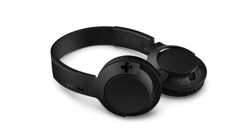 Philips On-ear Headband Wireless Bluetooth Headset Black