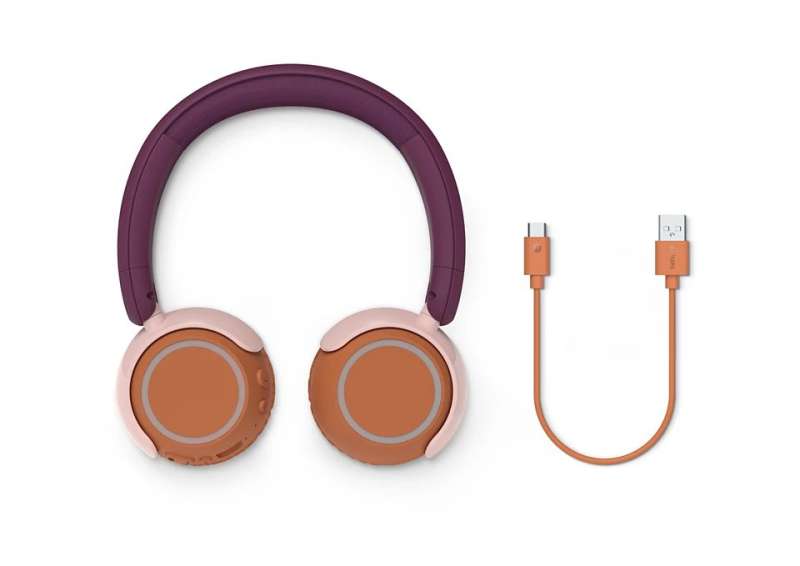 Philips TAK4200MP/00 Bluetooth Headset for Kids Magenta Purple