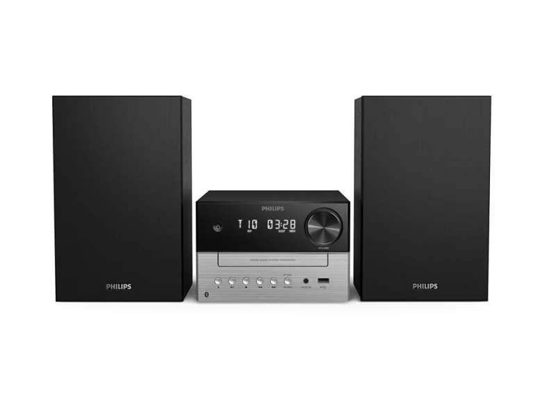 Philips TAM3205M2/12 Micro Music System Black/Silver