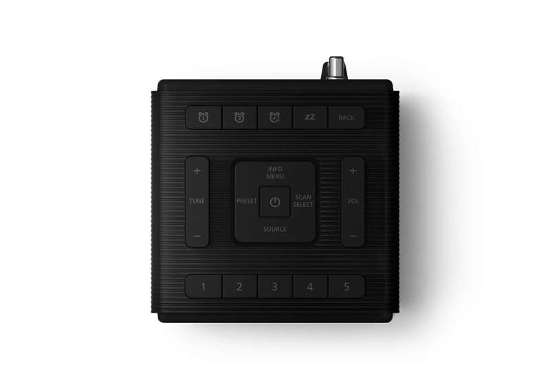 Philips TAR5100/10 Clock Radio Black