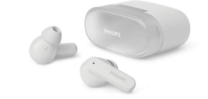 Philips TAT2000BK TWS Bluetooth Headset White