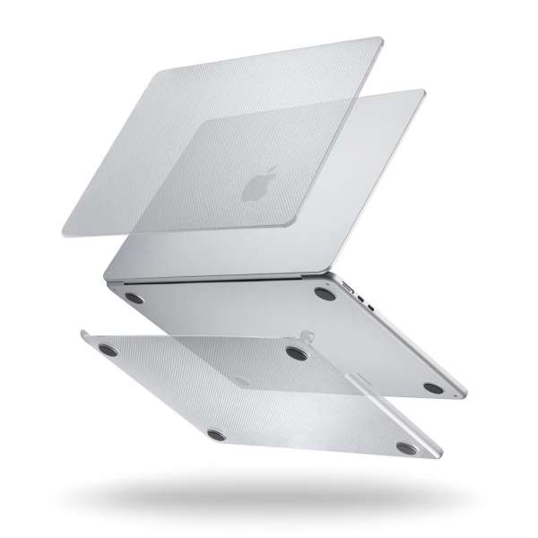 Pipetto Hardshell Dots Case MacBook Air 13.6" (M2,2022; M3,2024) Frosted Clear