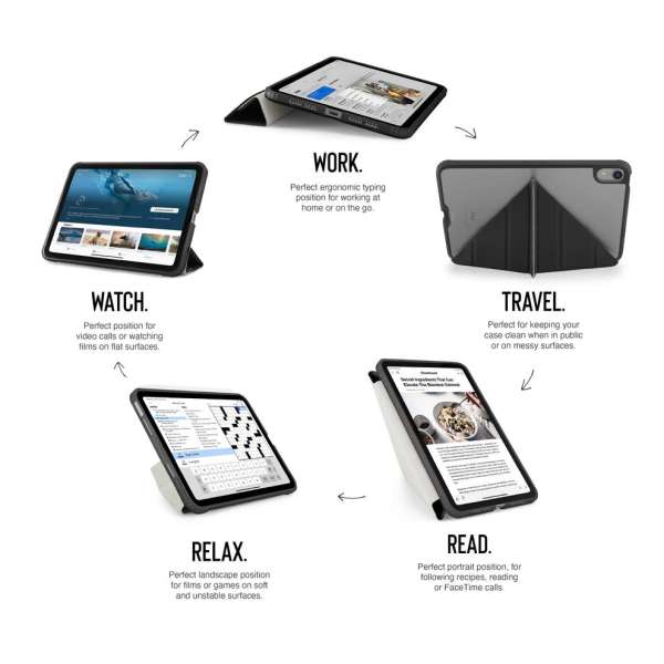 Pipetto Origami No1 Original case iPad mini (2024/2021) Black