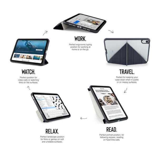 Pipetto Origami No1 Original case iPad mini (2024/2021) Dark Blue