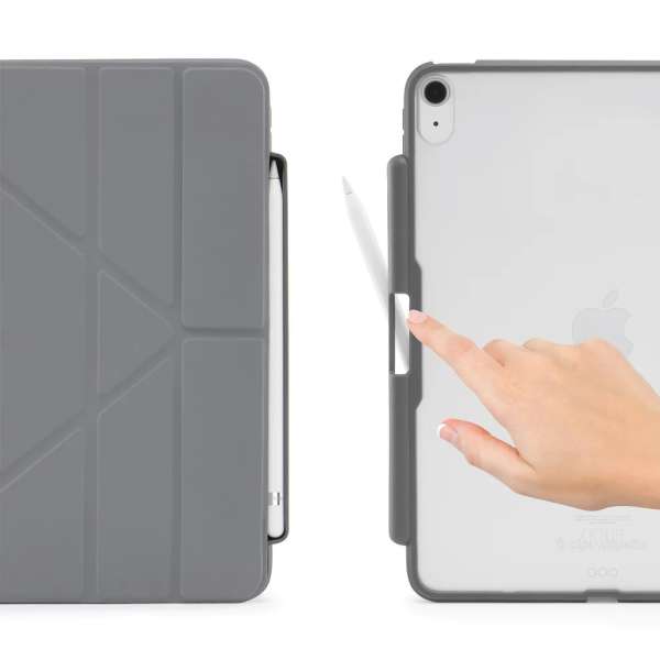 Pipetto Origami No3 Pencil Case for iPad (A16) / iPad (2022) Grey