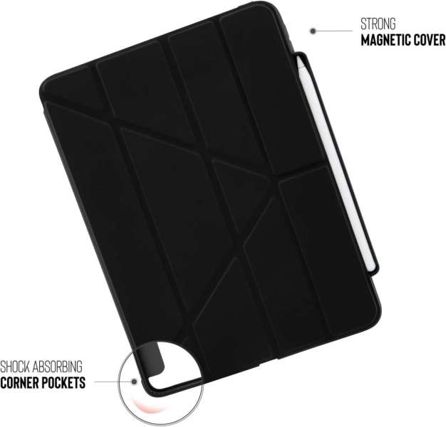 Pipetto Origami No3 Pencil Case for iPad Pro 11 (Gen 1-4) Black