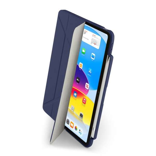 Pipetto Origami No3 Pencil Case iPad 10.9 (2022) Dark Blue