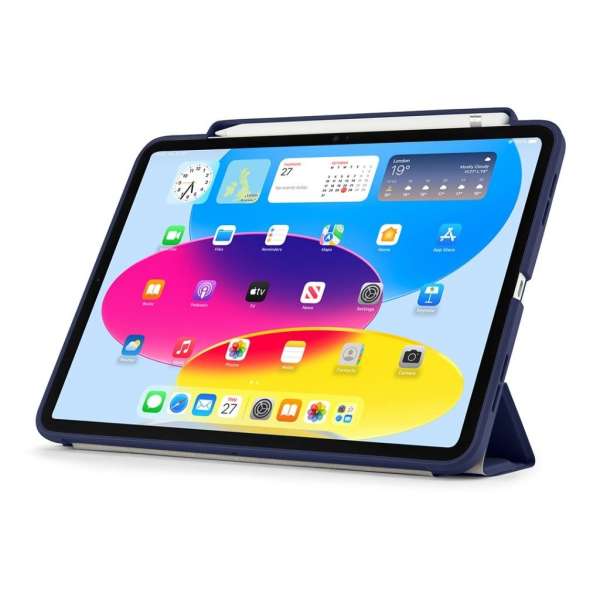 Pipetto Origami No3 Pencil Case iPad 10.9 (2022) Dark Blue