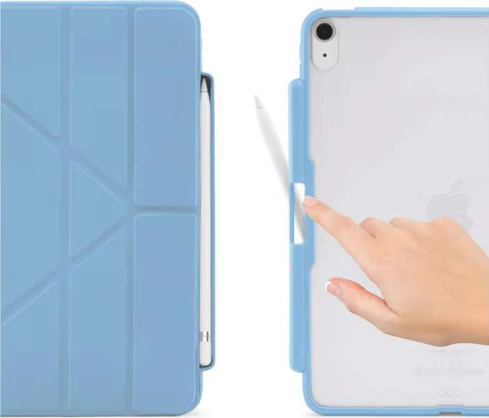 Pipetto Origami No3 Pencil Case iPad 10.9 (2022) Light Blue