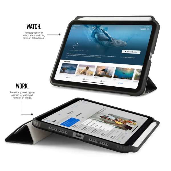 Pipetto Origami No3 Pencil case iPad mini (2024/2021) Black