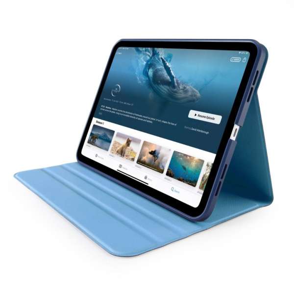 Pipetto Origami No5 Rotating Folio Case for iPad (A16) / iPad (2022) Dark Blue
