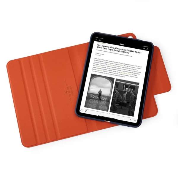 Pipetto Origami No5 Rotating Folio Case for iPad Air 11 (M3/M2)/iPad Air 10.9 (2022/2020) Dark Blue