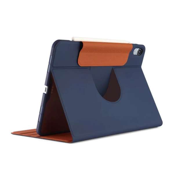 Pipetto Origami No5 Rotating Folio Case for iPad Air 11 (M3/M2)/iPad Air 10.9 (2022/2020) Dark Blue