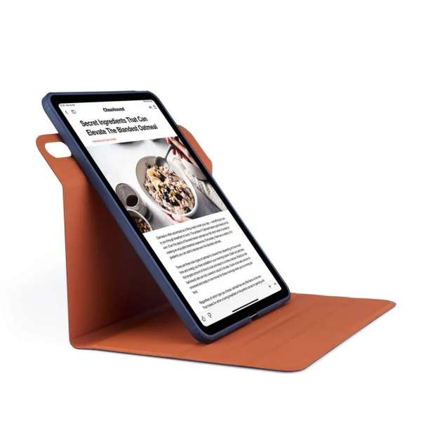 Pipetto Origami No5 Rotating Folio Case for iPad Air 11 (M3/M2)/iPad Air 10.9 (2022/2020) Dark Blue
