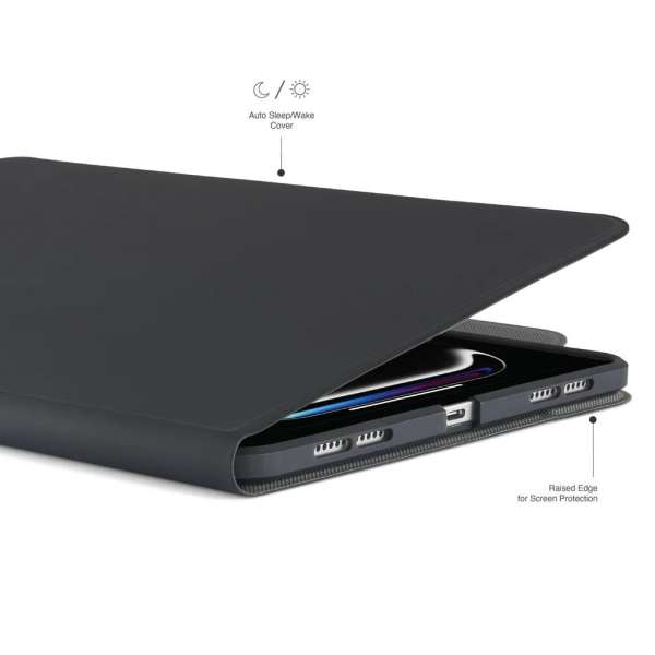 Pipetto Origami No5 Rotating Folio Case for iPad Pro 11 (2024) Black