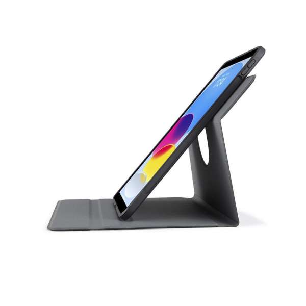 Pipetto Origami No5 Rotating Folio Case iPad 10.9 (2022) Black