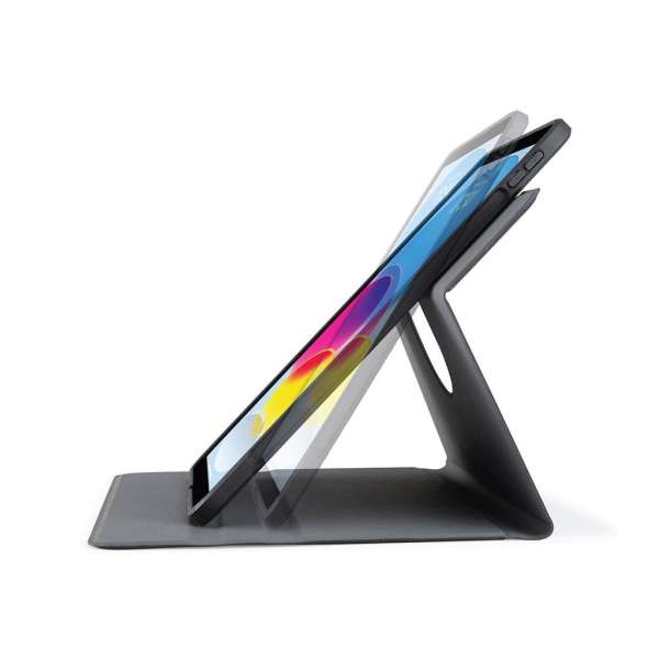 Pipetto Origami No5 Rotating Folio Case iPad 10.9 (2022) Black